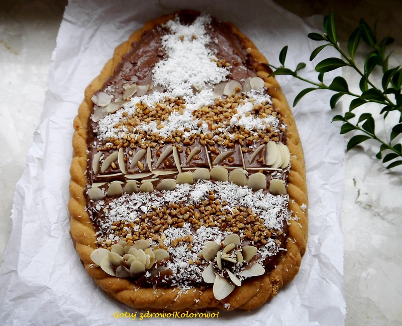Mazurek "Pisanka wielkanocna" Helenki