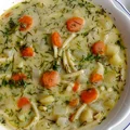 Zupa koperkowa z ziemniakami i kalarepką