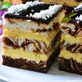 ciasto łaciate z masą sernikową