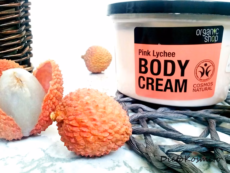 Organic Shop Różowe liczi – krem do ciała