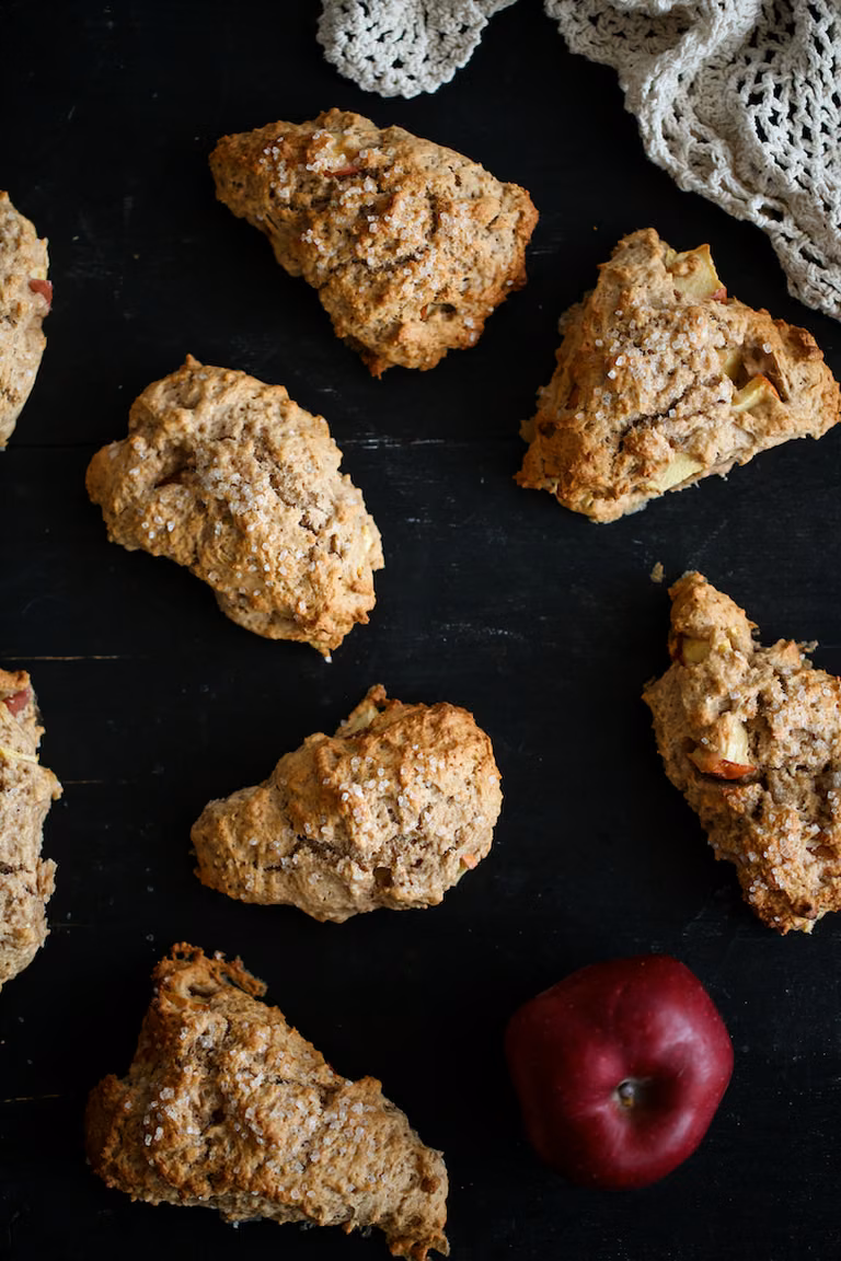 Scones z jabłkami przepis