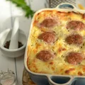Klopsiki zapiekane z makaronem - PRZEPIS