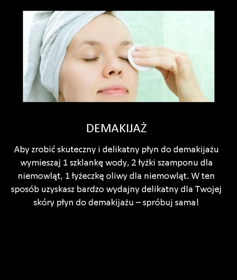 Delikatny płyn do demakijażu. Zrób go sama!