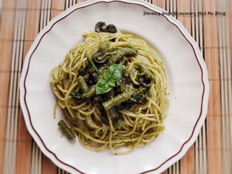 Pesto Pasta (Vegan)