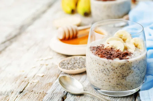 Pudding chia z bananem