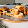 Pieczona pierś z indyka z żurawiną i jabłkami