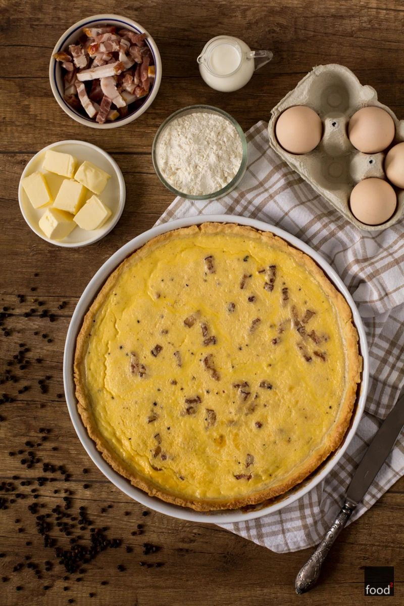 Quiche lorraine - placek lotaryński