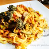 Tagliatelle z warzywami