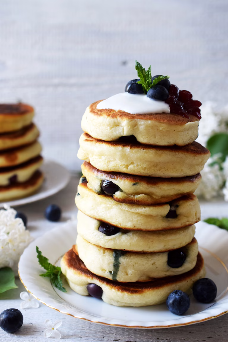 Pancakes z borówkami