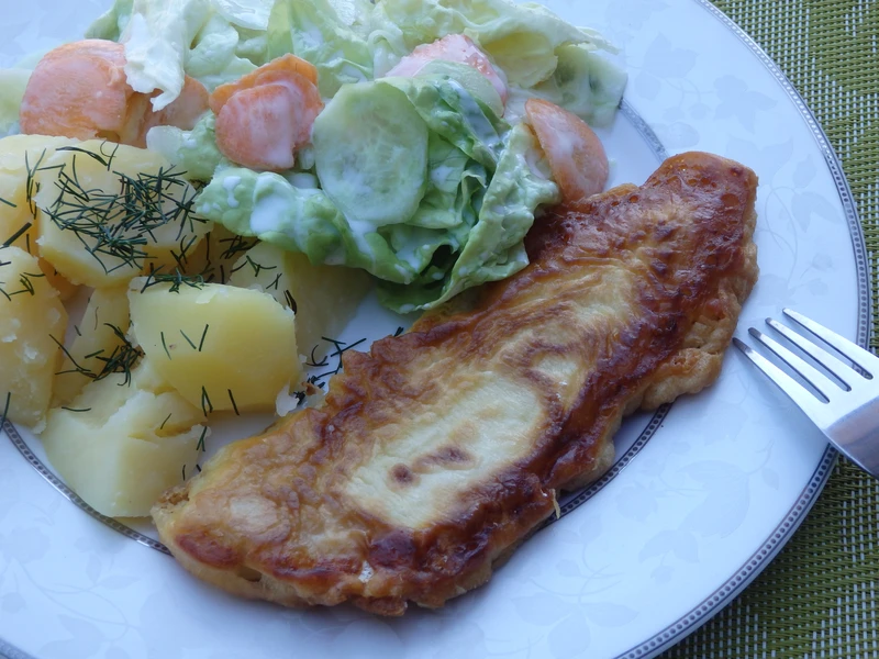 Ryba smażona w cieście piwnym