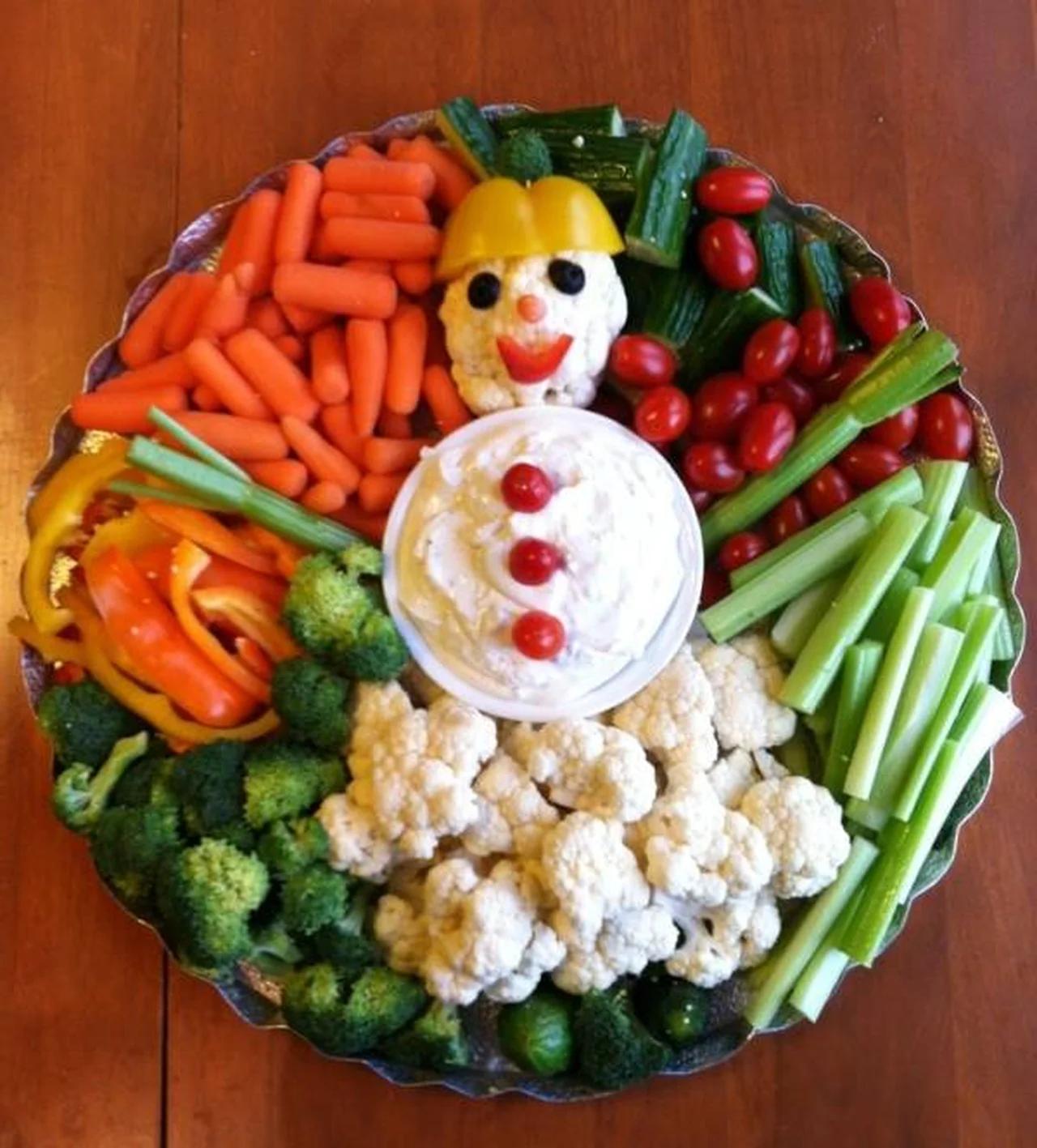 Warzywa - świąteczna aranżacja