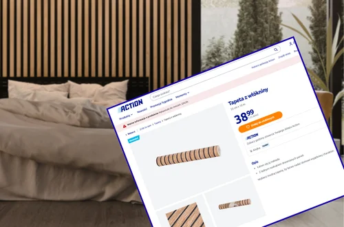 Ta tapeta z Action za 38 zł robi furorę! Łatwa aplikacja bez fachowców i bałaganu - efekt modnych lameli za grosze