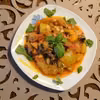 Leczo cukiniowo - pieczarkowe z mozzarellą