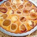 Tarta ze śliwkami i serkiem mascarpone