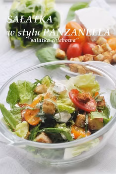Sałatka chlebowa w stylu panzanella