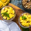 Parfait z mango i granolą