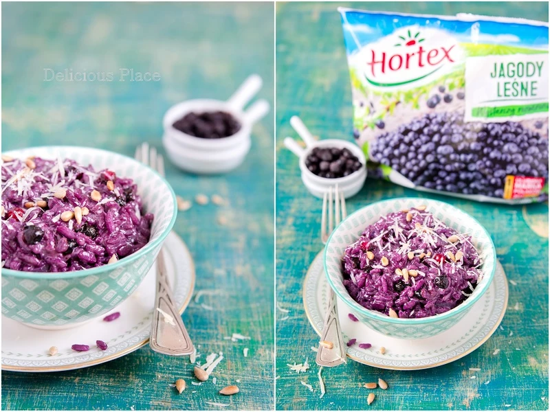 Risotto jagodowe