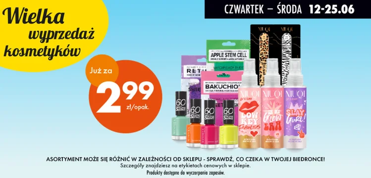 Zdjęcie W Biedronce ruszyła wielka wyprzedaż! Ulubione kosmetyki Polek już od 0,99 zł #2