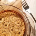 PIECZONA OWSIANKA NA JOGURCIE NATURALNYM Z BANANEM