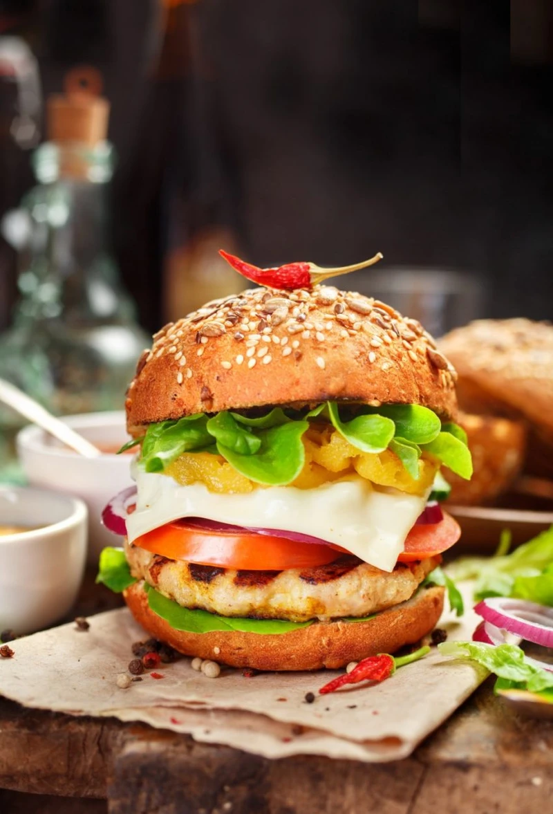 Domowy cheeseburger