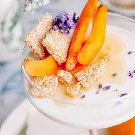 Miodowa panna cotta
