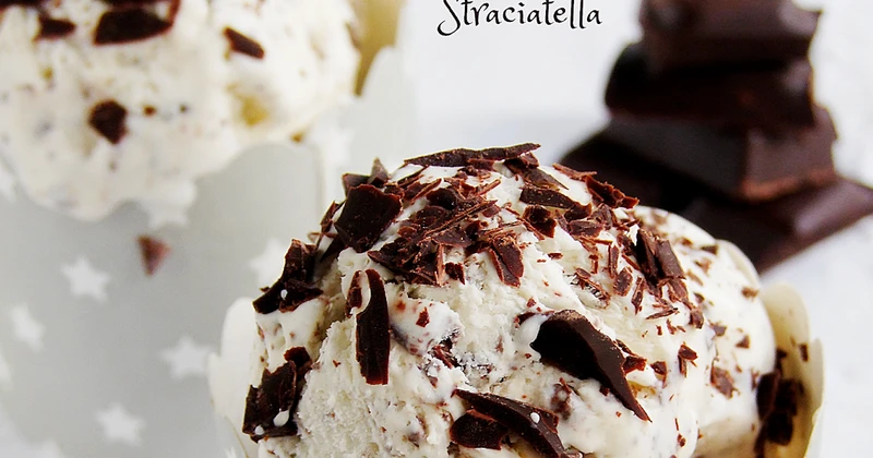 domowe lody straciatella