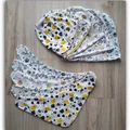 DIY: Zestaw dziecięcy - dwustronna czapka smerfetka + chustka