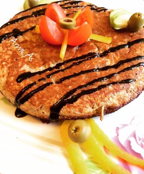 Placek (omlet) bananowy z serem