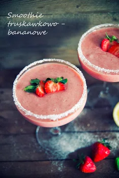 Smoothie truskawkowo-bananowe