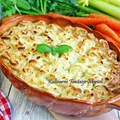 Zapiekanka wiejska - z ziemniakami i mięsem milonym