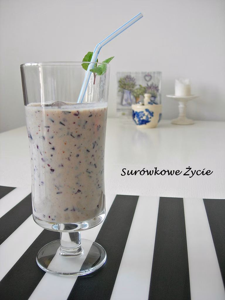 Koktajl borówkowo-bananowy