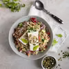 Sałatka z kaszą bulgur i fetą