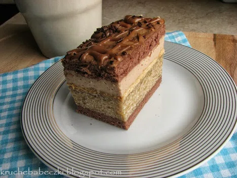 Ciasto z masłem orzechowym i bananem :)