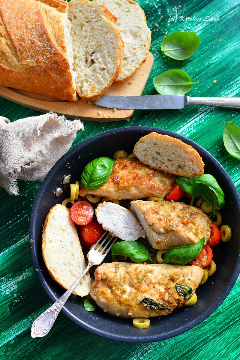 FILETY Z INDYKA W PESTO PO WŁOSKU, OBIAD W 15 MINUT