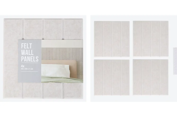 Zdjęcie Te filcowe panele z Action za 15 zł to metamorfoza ściany bez remontu w 30 minut! Naturalne kolory, lepsza akustyka, a montaż to pestka #3