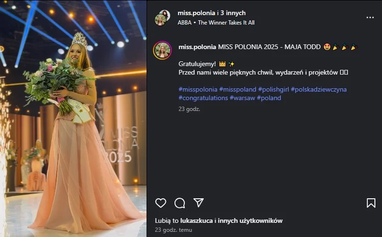 Zdjęcie Maja Todd nową Miss Polonia! Co wiemy o najpiękniejszej Polce 2025? #1