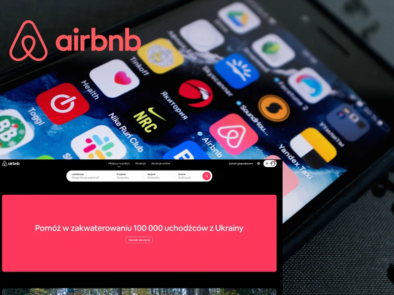 Ludzie z całego świata masowo wynajmują pokoje na Ukrainie! Airbnb niesie pomoc Ukrainie.
