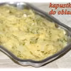 Duszona biała kapusta