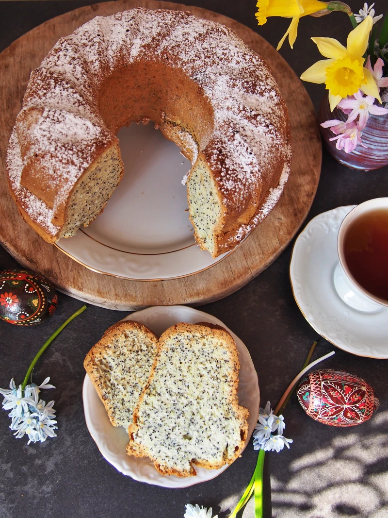 Babka piaskowo makowa