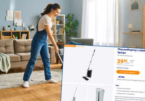 Czysta podłoga bez wysiłku? Ten mop za 39,95 zł z Action to gamechanger!
