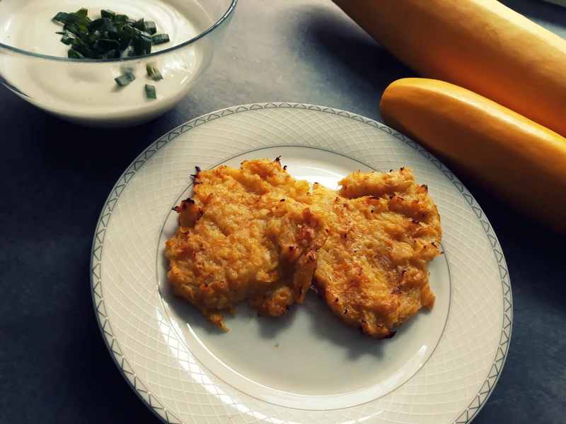 Pieczone placki z cukinii