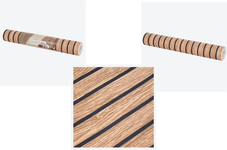 Zdjęcie Ta tapeta z Action za 38 zł robi furorę! Łatwa aplikacja bez fachowców i bałaganu - efekt modnych lameli za grosze #2