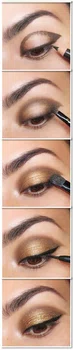 Golden smokey eye