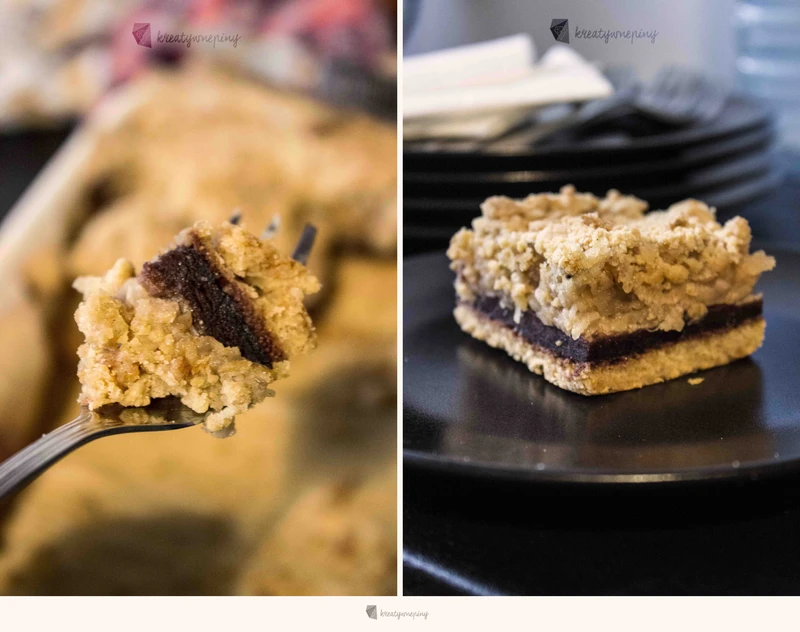 Szarlotka na mące żytniej z czekoladowym piankowym puddingiem