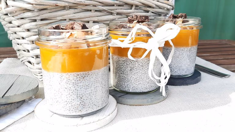 Budyń chia z mango - Słodki sentyment