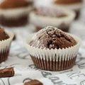 Kakaowe muffiny z mleczną czekoladą