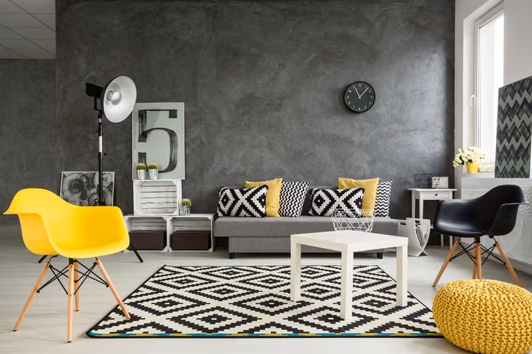 Nowoczesny salon minimalistyczny