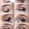 Delikatny make up oka