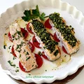 Dietetyczny łosoś z pietruszkowym pesto
