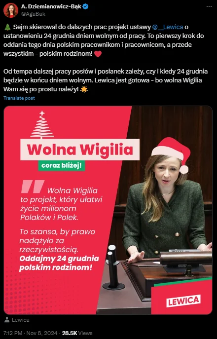 Zdjęcie Wigilia będzie wolna w zamian za inny dzień? Pojawił się pomysł likwidacji popularnego święta #1